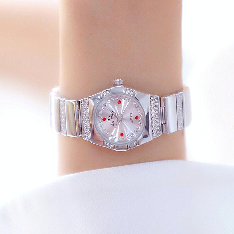 Timeless Diamond Women Watch - Classic Design - Silver White