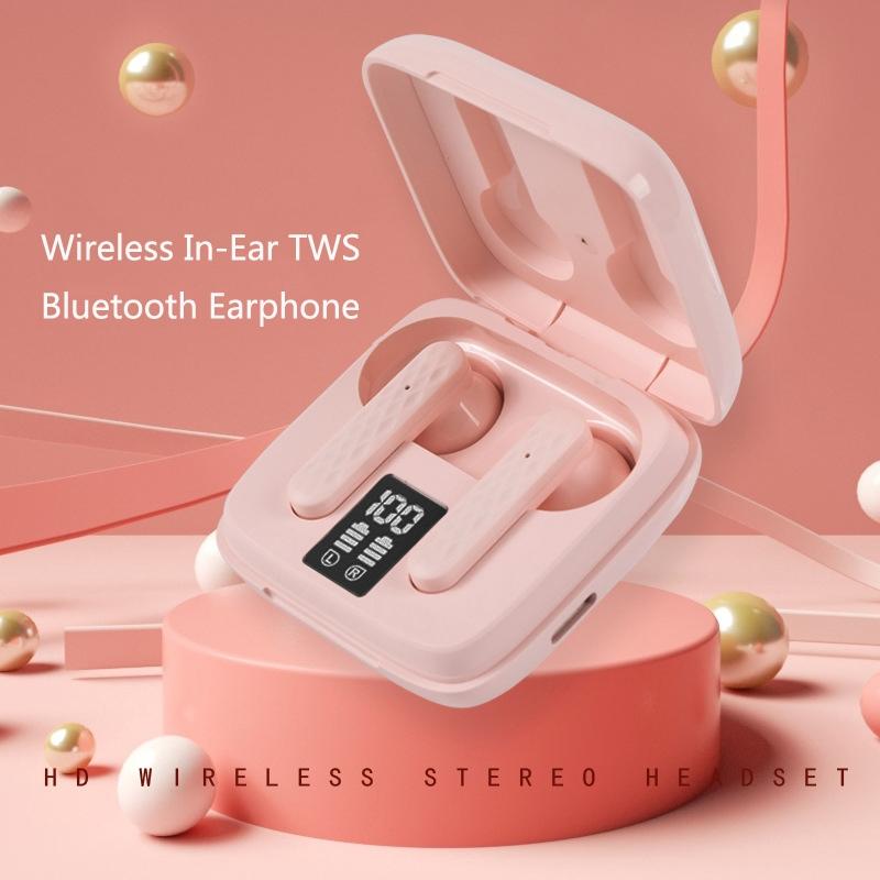 Wireless In-ear Earphone with Touch Control and Led Display - Bluetooth 5.0 - White 5