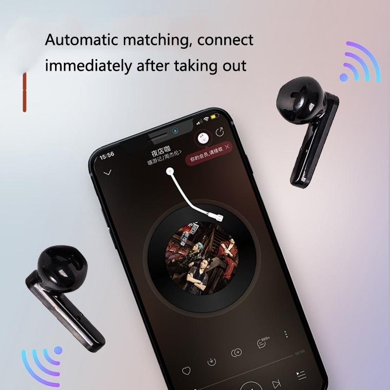 Wireless In-ear Earphone with Touch Control and Led Display - Bluetooth 5.0 - White 7