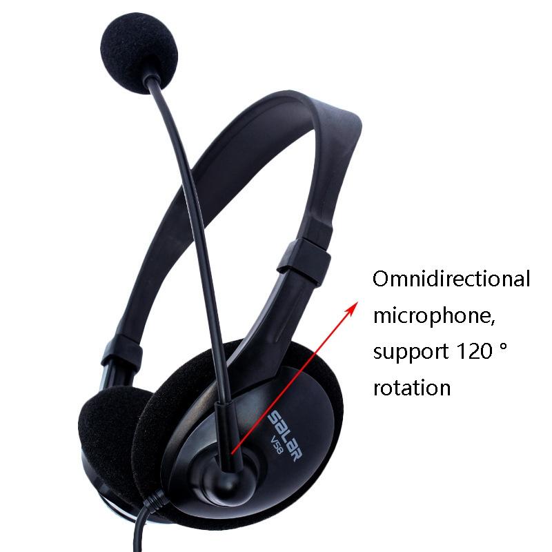 3.5Mm Gaming Headset With Microphone - Dual Plug 4