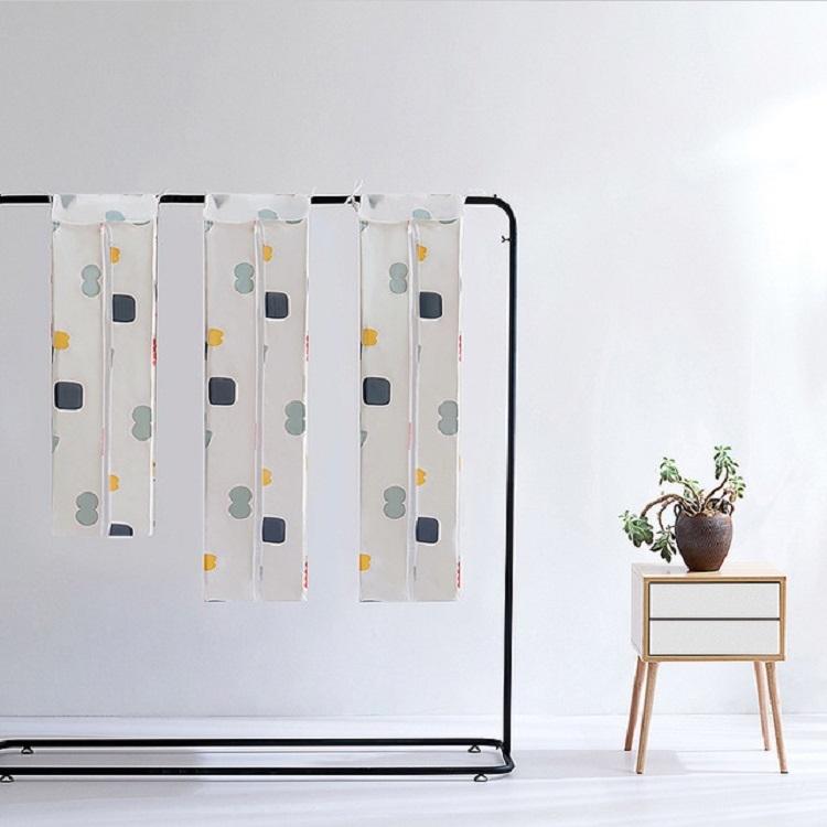 Small 3d Hanger Pocket Wardrobe with Dust Cover - Flowers 15