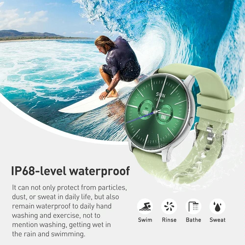 Bluetooth Talk Smartwatch Multi-Function Monitor Heart Rate / Blood Pressure / Blood Oxygen / Sleep - Pink 7
