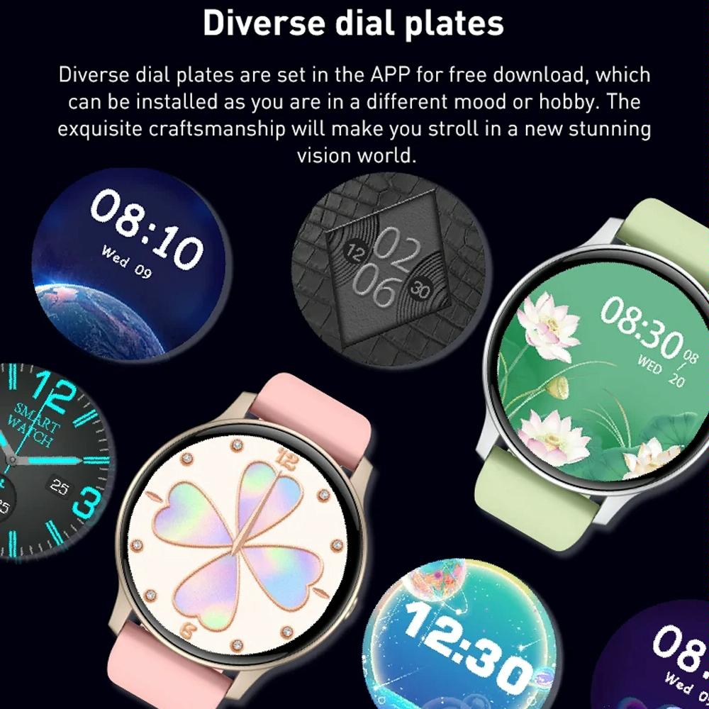 Bluetooth Talk Smartwatch Multi-Function Monitor Heart Rate / Blood Pressure / Blood Oxygen / Sleep - Pink 11