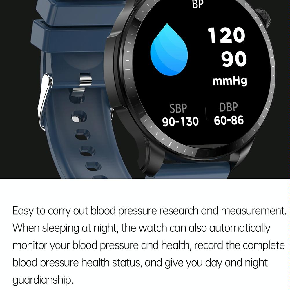 1.39 Inch Ip67 Waterproof Leather Band Smart Watch Supports Bluetooth Call / Blood Oxygen / Body Temperature Monitoring - Brown 12