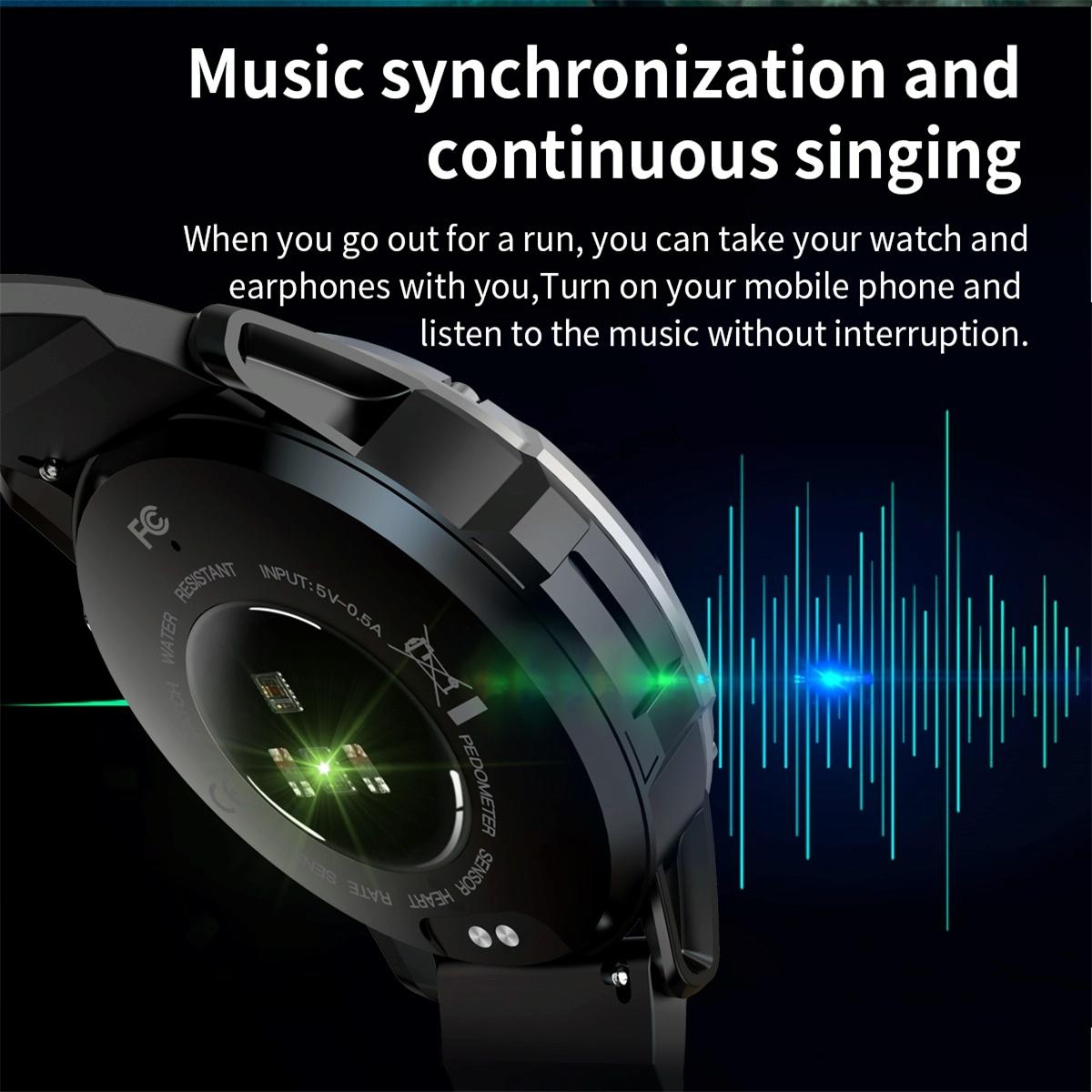 1.39 Inch Colour Screen Smart Watch Support Heart Rate Monitoring / Blood Pressure Monitoring - Green 10