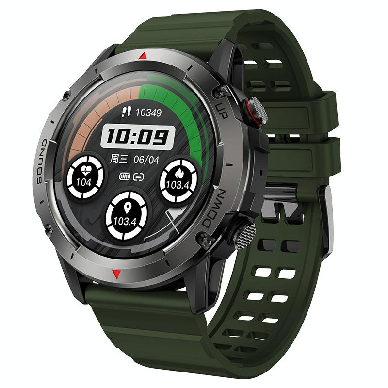 1.39 Inch Colour Screen Smart Watch Support Heart Rate Monitoring / Blood Pressure Monitoring - Green 11