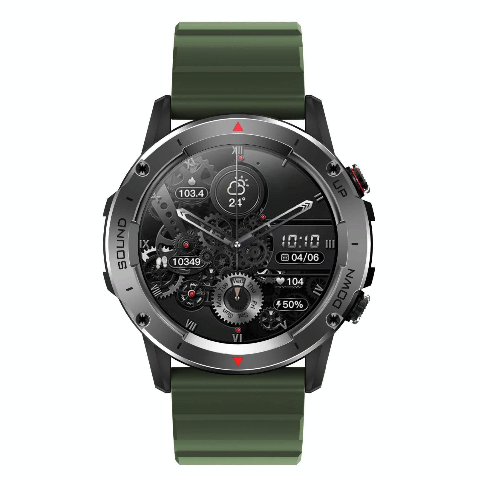 1.39 Inch Colour Screen Smart Watch Support Heart Rate Monitoring / Blood Pressure Monitoring - Green 12