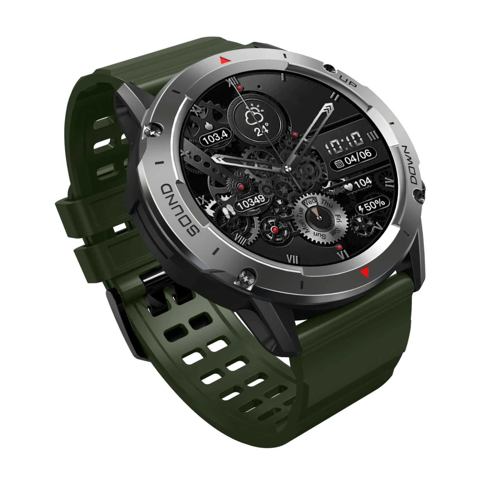 1.39 Inch Colour Screen Smart Watch Support Heart Rate Monitoring / Blood Pressure Monitoring - Green 13