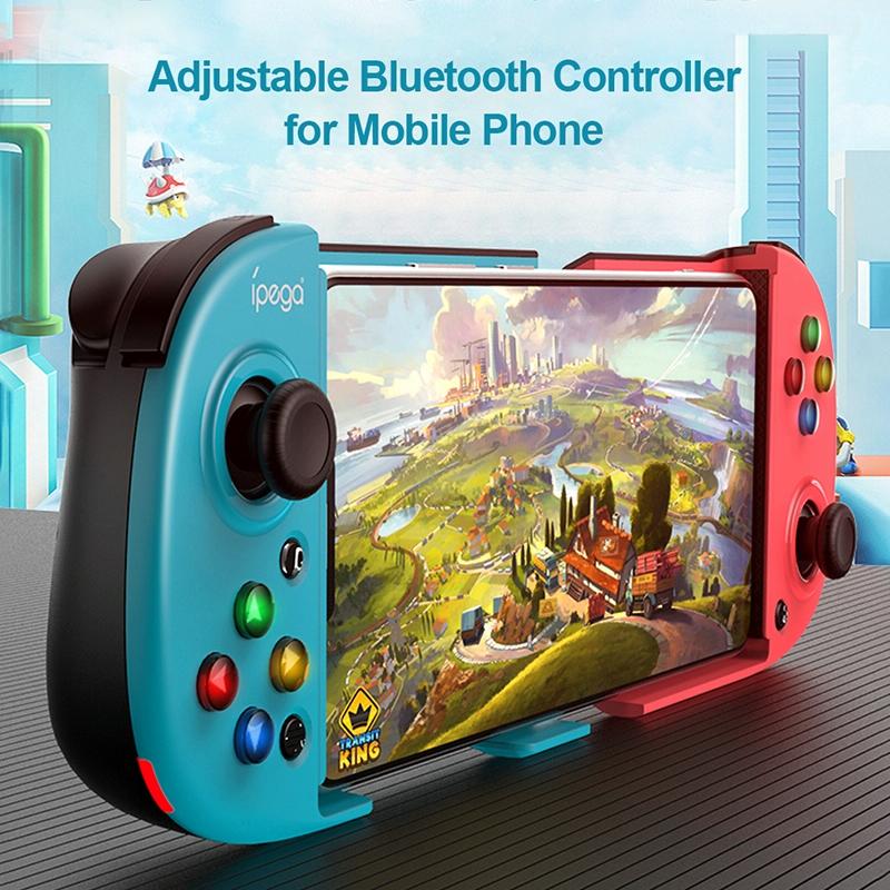 Wireless Bluetooth Game Handle for Android / Ios / Pc / Ps3 / Nintendo Switch - Blue Red 7