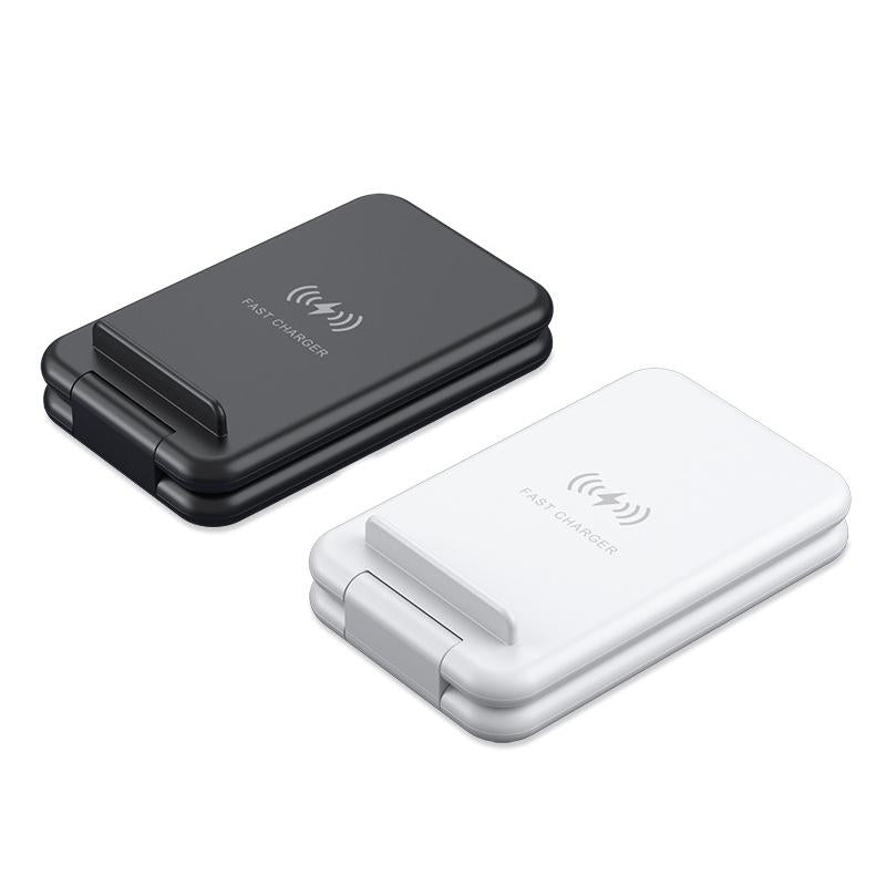 15W 3 In 1 Foldable Wireless Charger For Iphones Iwatchs Airpods - White 3