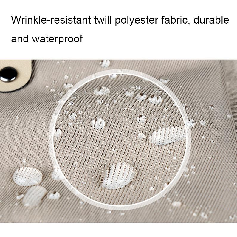 Waterproof Multifunctional Laptop Bag - Fits 13-15.6 Inch Devices - Mysterious Black 7