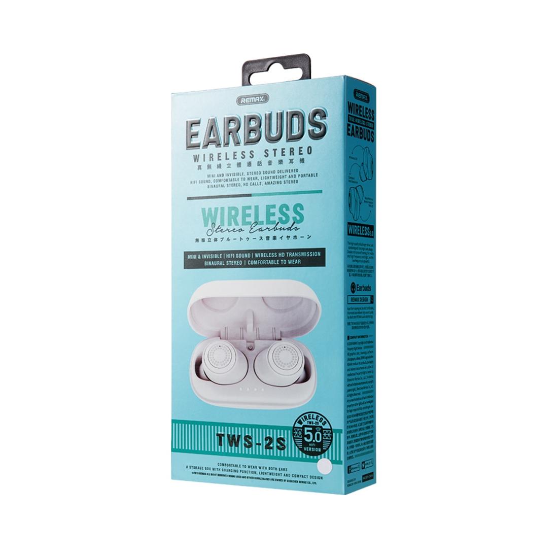 True Wireless Bluetooth Earphones with Charging Box - 5.0 - White 12