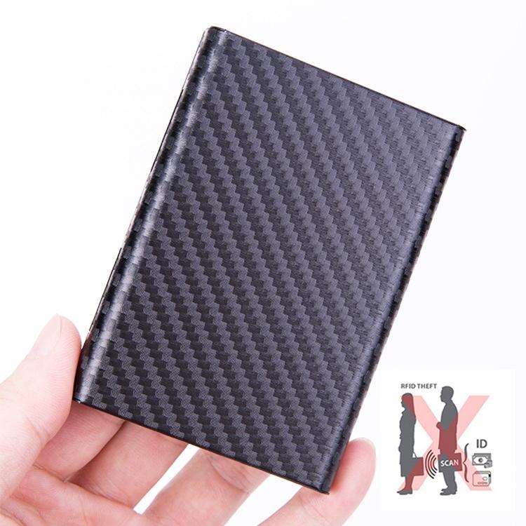 Aluminum Credit Card Holder - Secure & Compact - Carbon Gray 7
