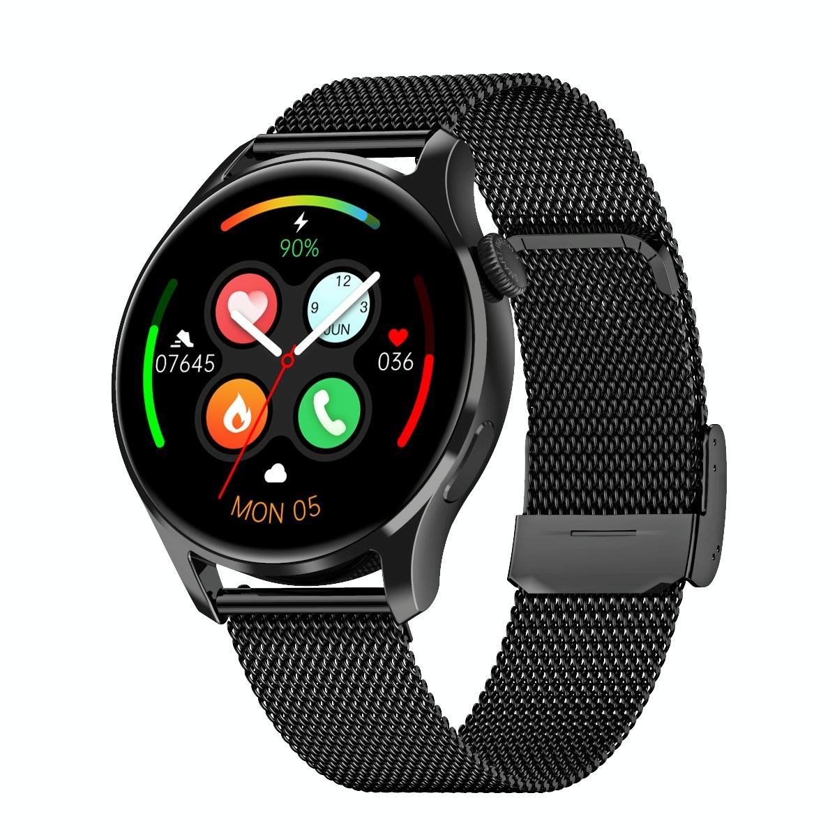 1.32 Inch Heart Rate Monitoring Smart Watch With Payment Function - Silver Steel 13