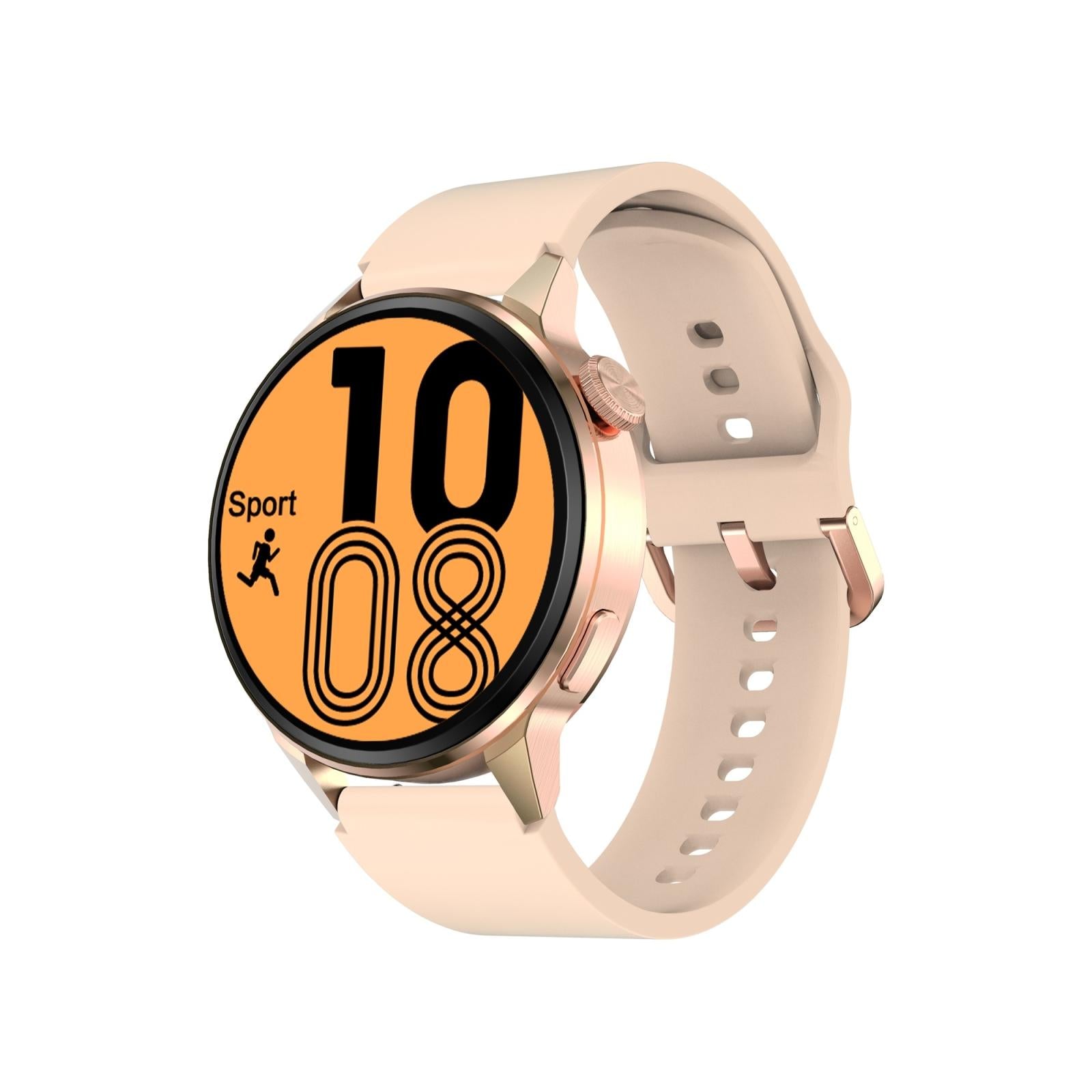 Silicone Band Smart Watch With Colour Screen - Pink 11