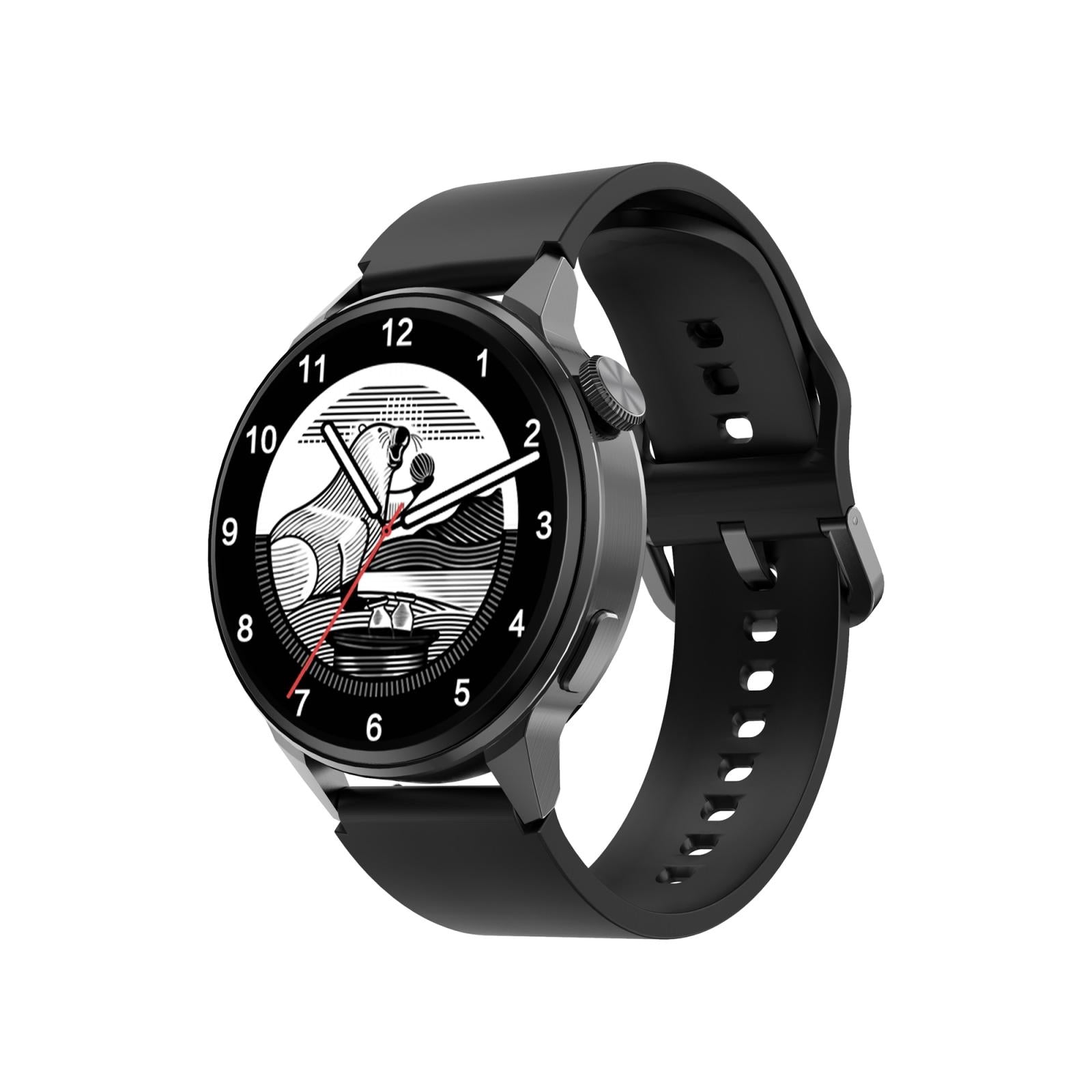 Silicone Band Smart Watch With Colour Screen - Pink 14