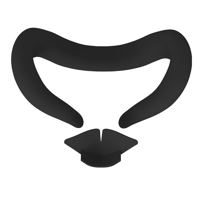 Silicone Face Cover with Nose Pad for Meta Quest 3 - Eye Mask - White 9