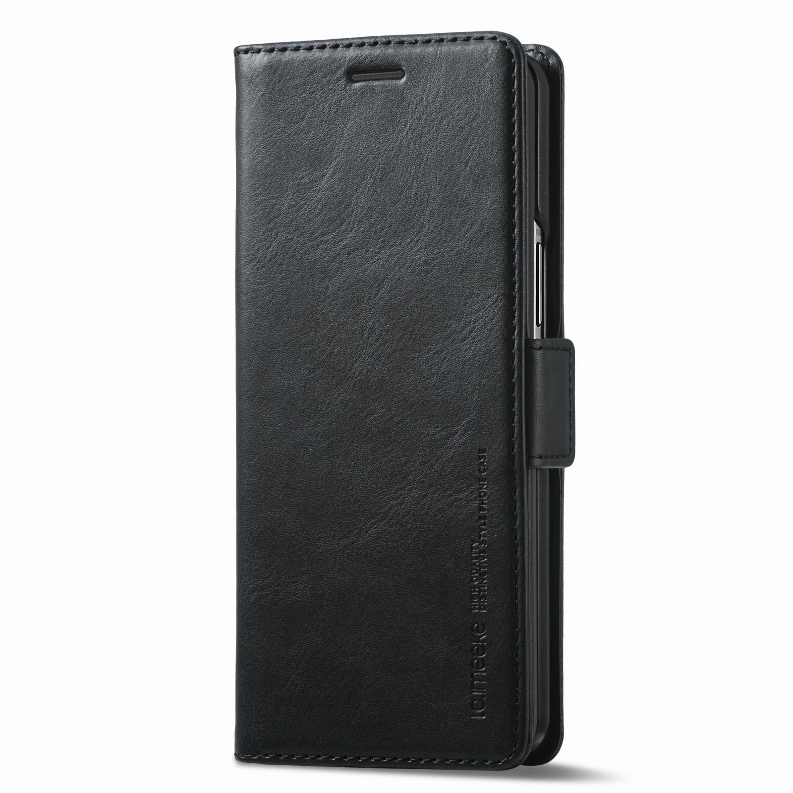 For Samsung Galaxy Z Fold4 5G Rfid Leather Phone Case - Secure & Stylish - Red