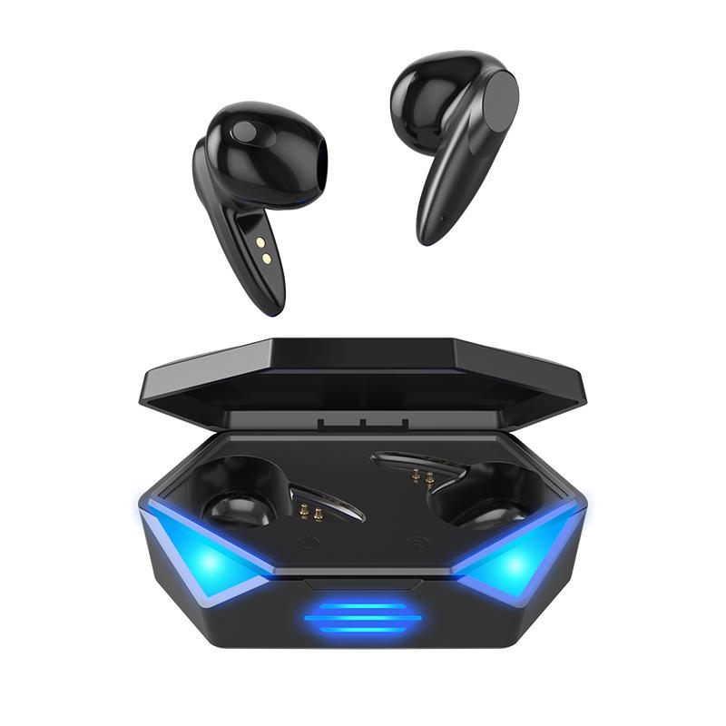True Stereo Touch Gaming Bluetooth Earphones - G20 Tws 5.2 - Yellow 11
