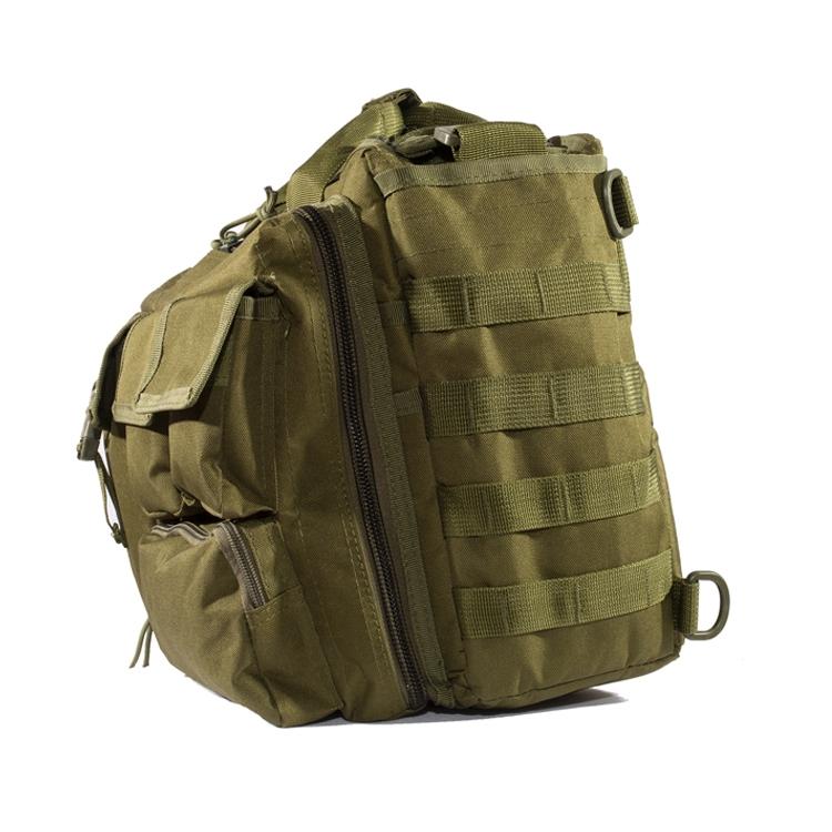 Waterproof Outdoor Messenger Bag For Sports & Cycling - Army Green 7