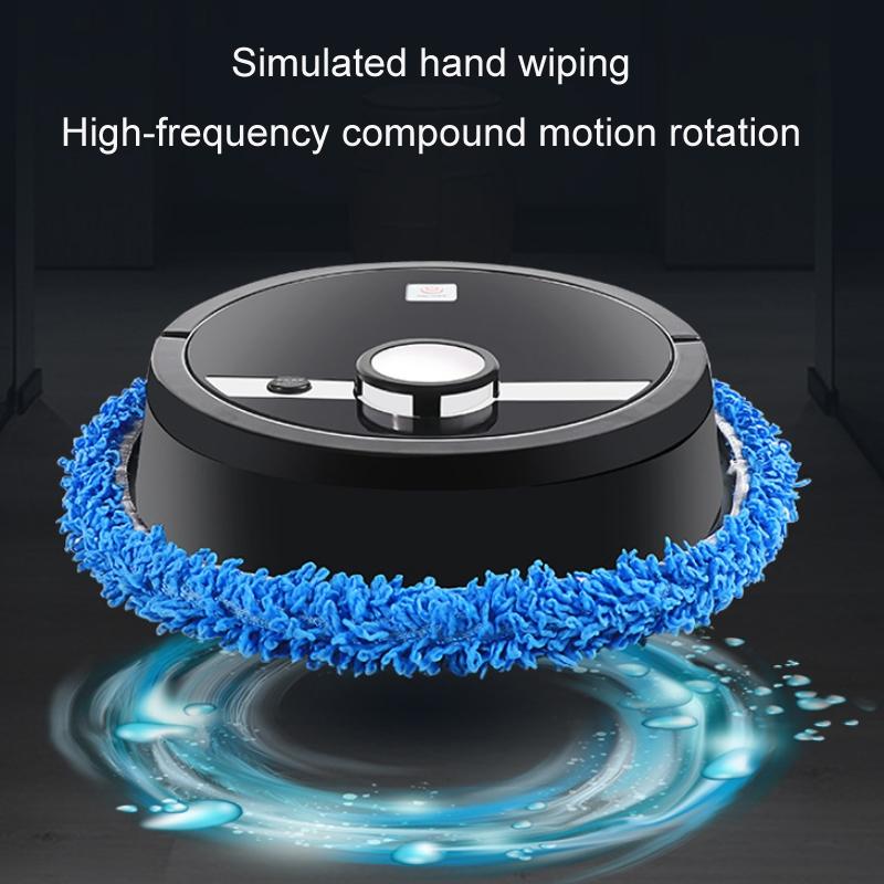 Smart All-in-one Robotic Sweeper and Mop - Black 5
