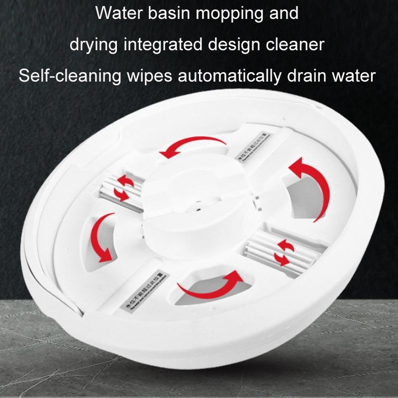 Smart All-in-one Robotic Sweeper and Mop - Black 7