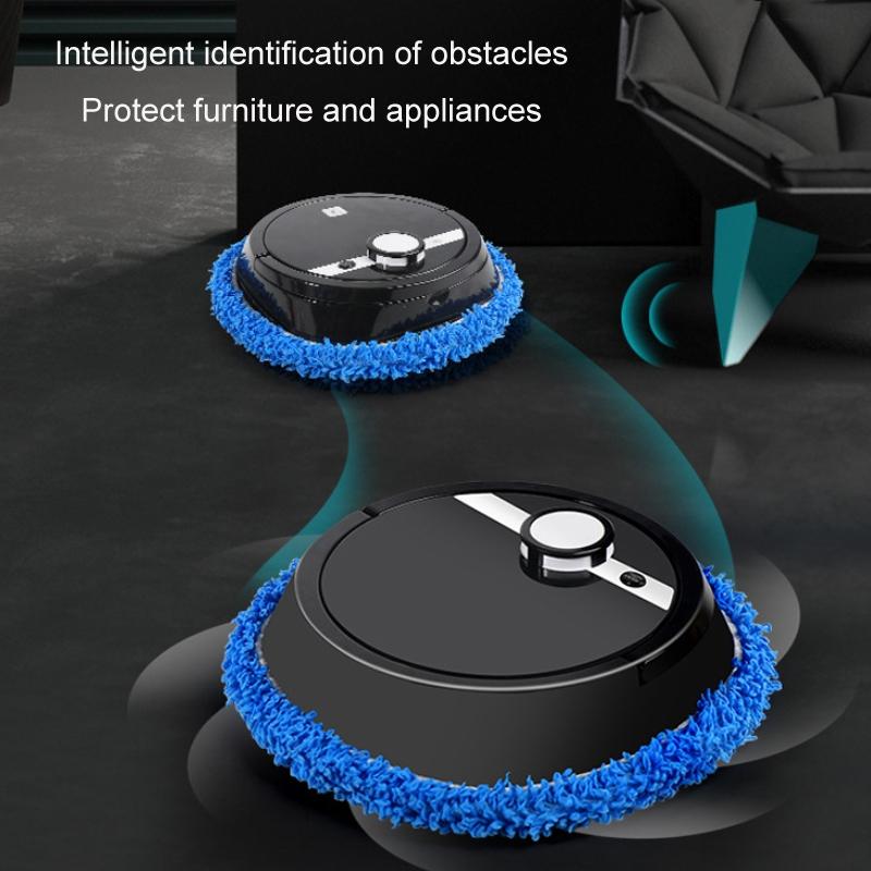 Smart All-in-one Robotic Sweeper and Mop - Black 9