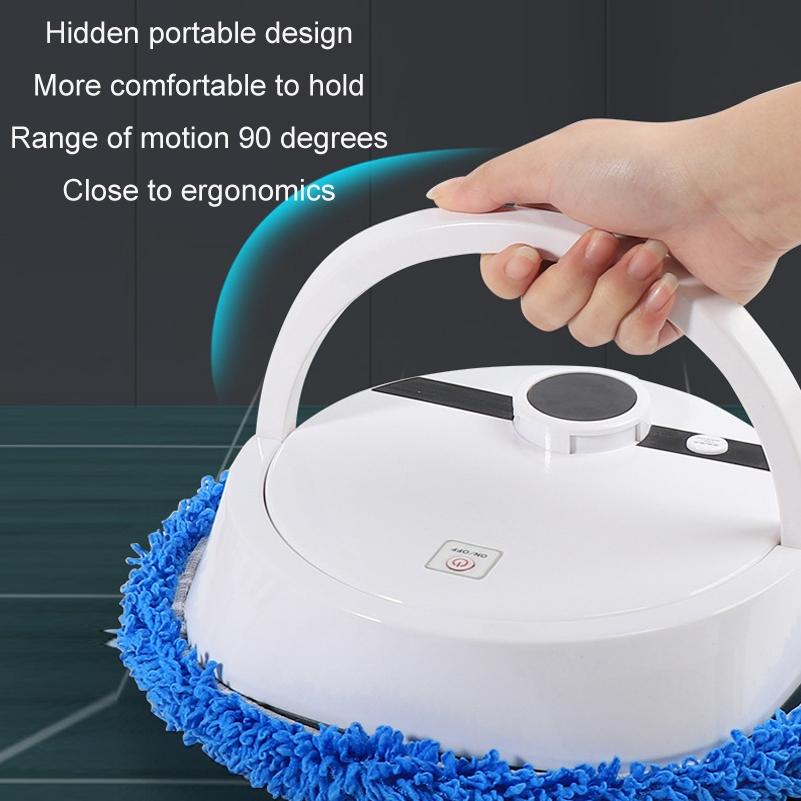 Smart All-in-one Robotic Sweeper and Mop - Black 10