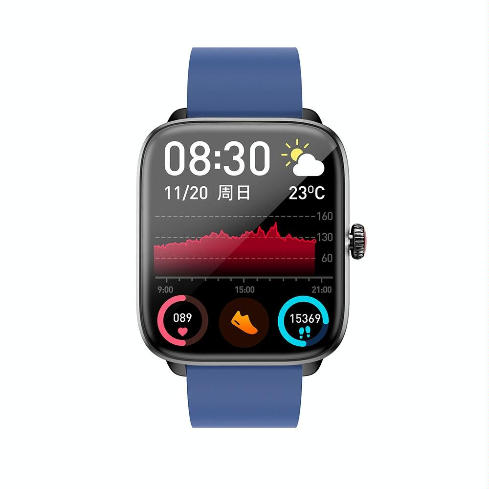 1.96 Inch Ip67 Waterproof Silicone Band Smart Watch Supports Dual-Mode Bluetooth Call / Heart Rate Monitoring - Pink 3