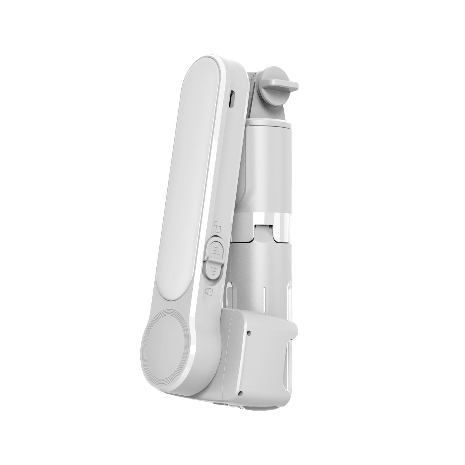 Mini Folding Gimbal Stabilizer with Tripod - White 12
