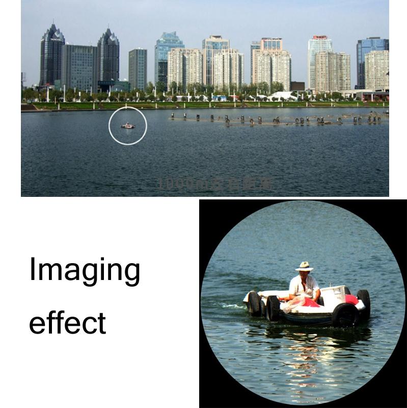 Portable Low Light Night Vision Monocular For Outdoor Use 8X20 - Metal Optical Red Film 8