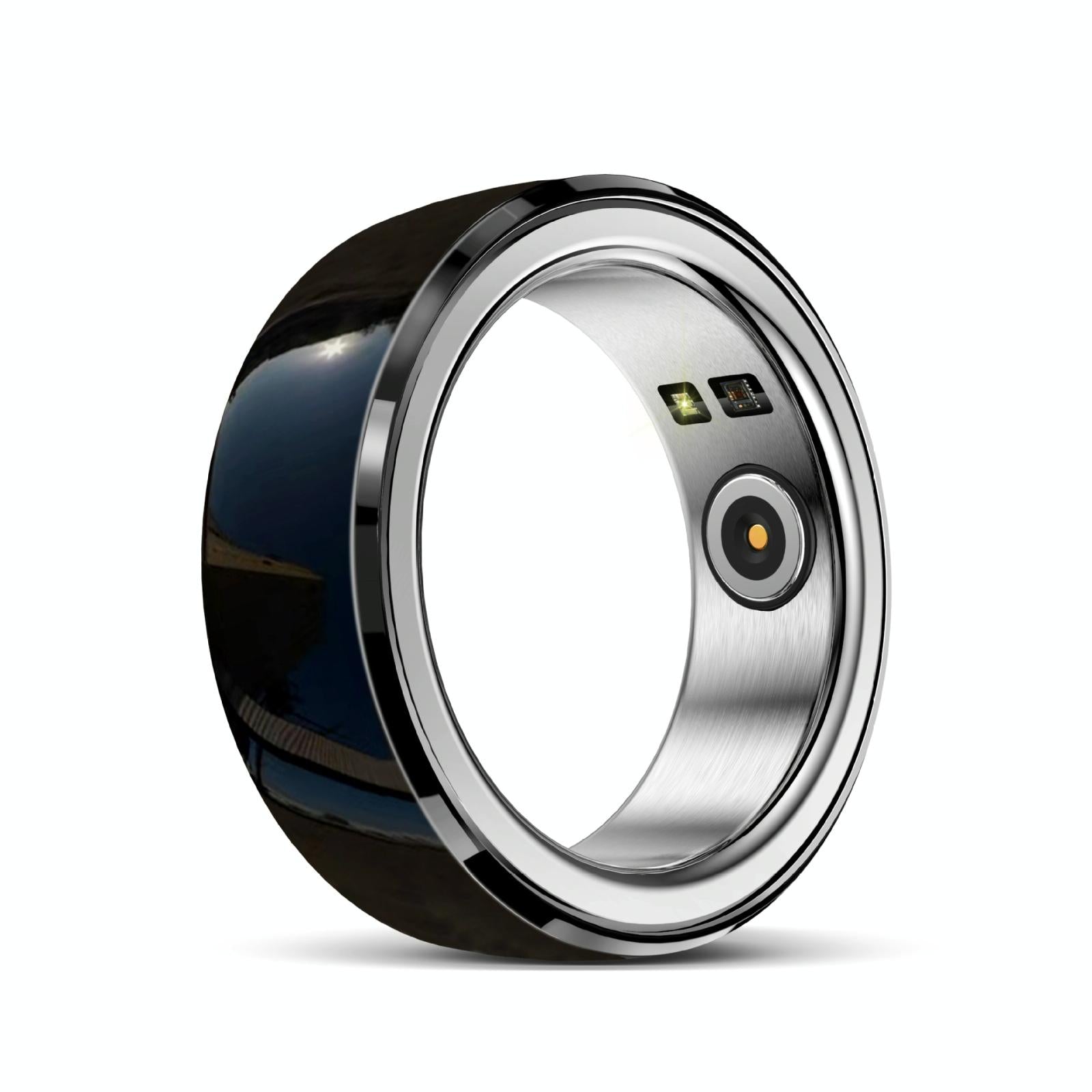 Smart Ring With Heart Rate Blood Oxygen Sleep & Sports Modes - R8 Size 20 - White 11