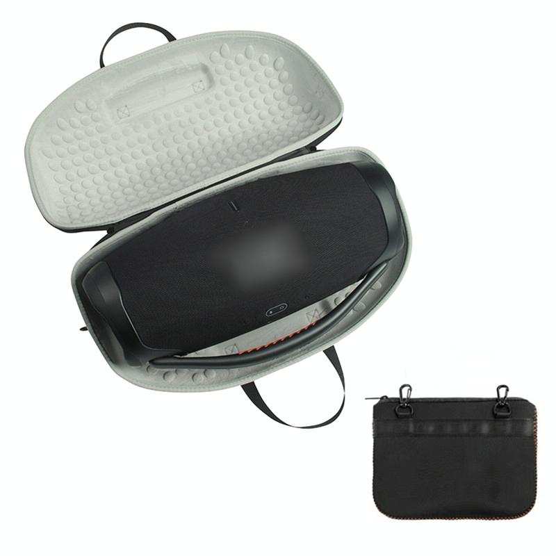 Jbl Boombox 3 Portable Storage Case with Charger Bag - Eva Material - Black + Grey 3