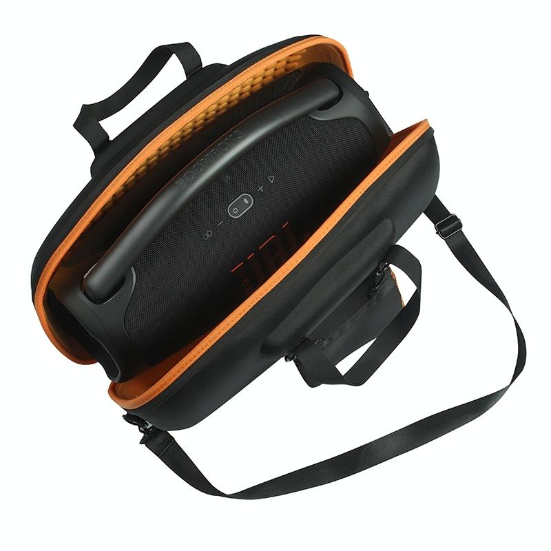 Jbl Boombox 3 Portable Storage Case with Charger Bag - Eva Material - Black + Grey 13