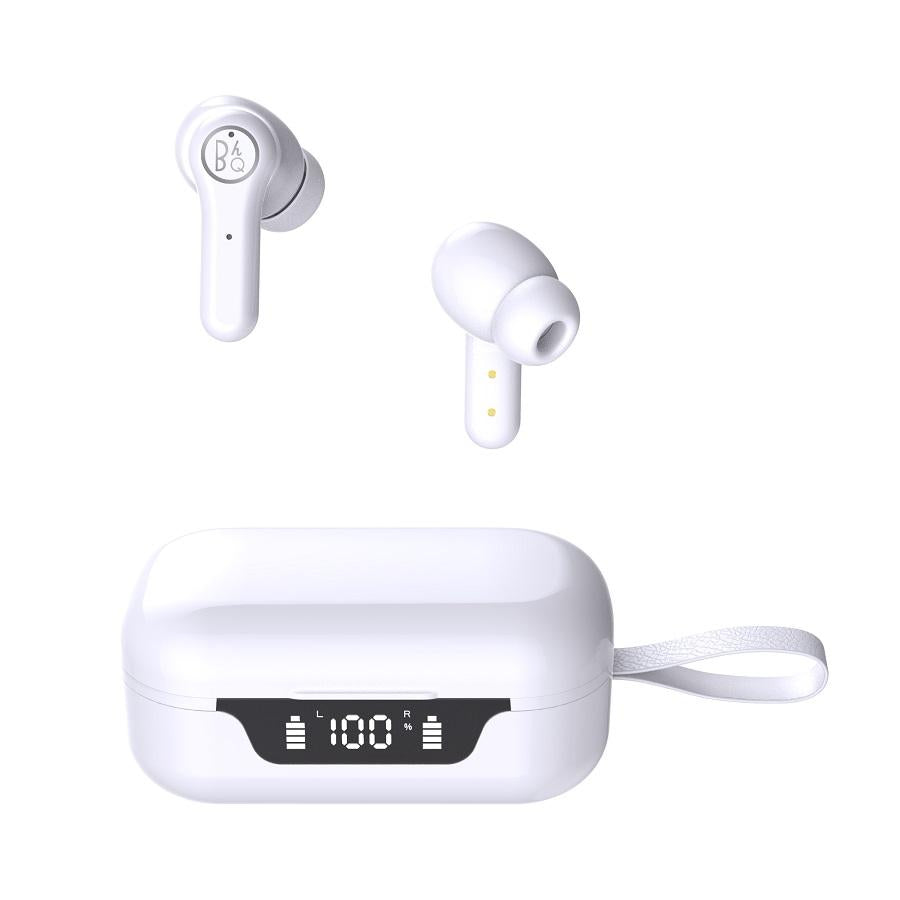 Intelligent Noise Cancelling Bluetooth Headset - Anc Pro Touch 5.0tws Master-slave Switch - White