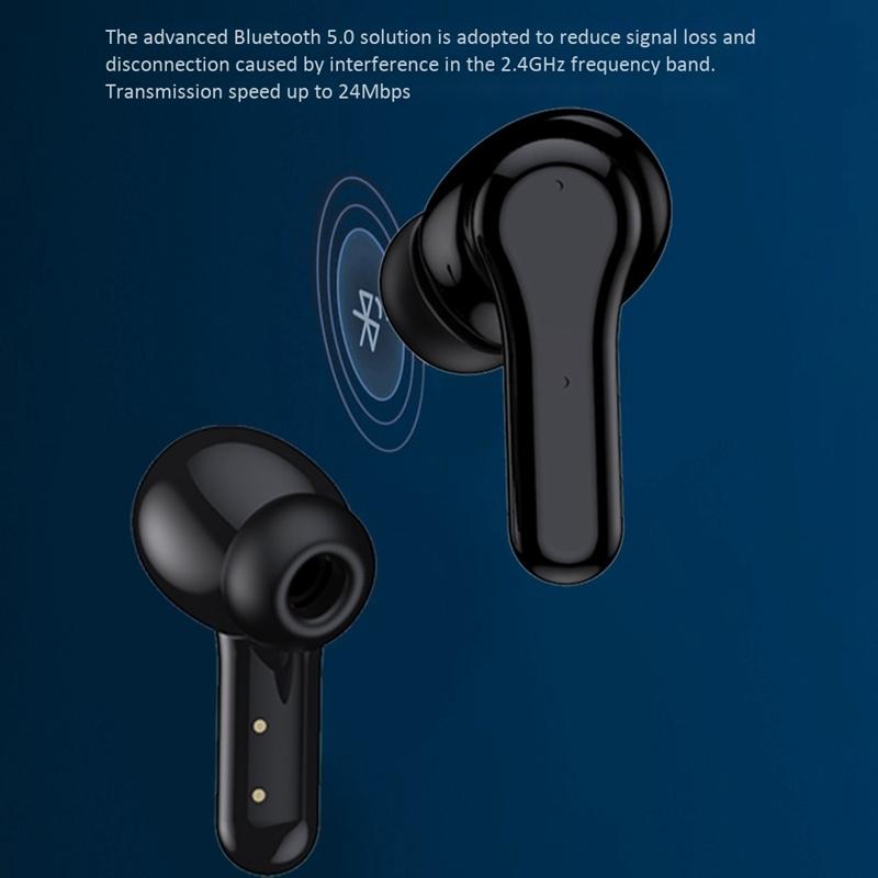 Intelligent Noise Cancelling Bluetooth Headset - Anc Pro Touch 5.0tws Master-slave Switch - White 6