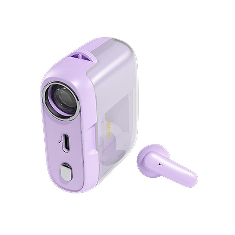 Wireless Bluetooth Earphones - Wk S28 Projections - Tws - Purple