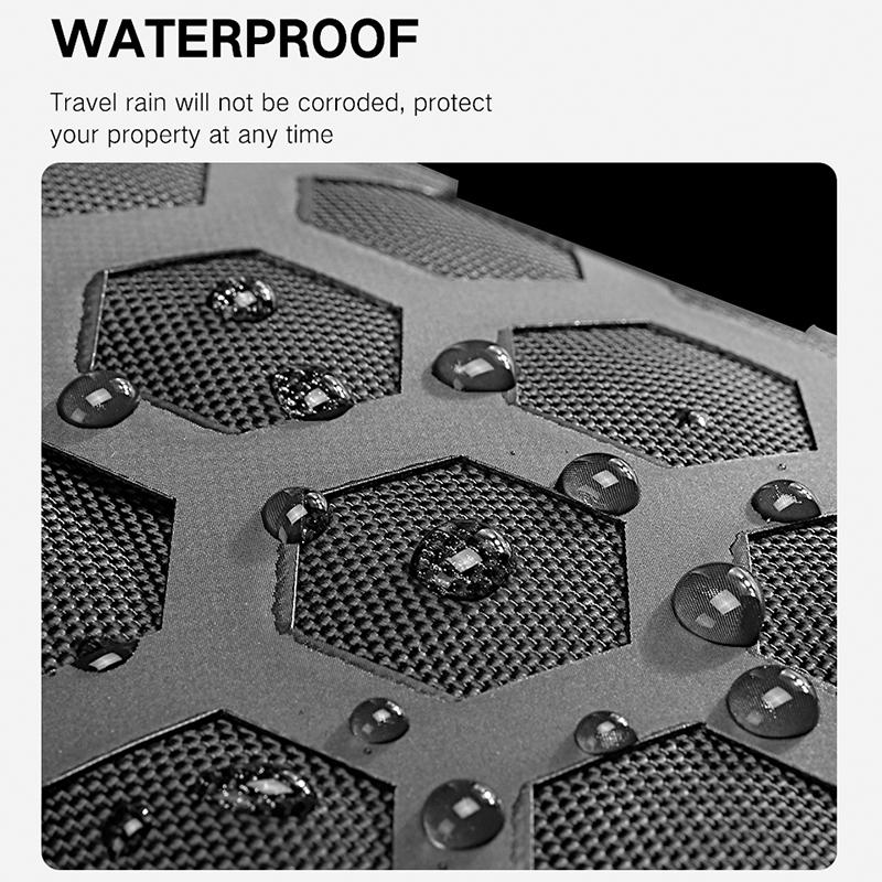 Waterproof Anti Theft Messenger Bag With Usb Port Men Oxford Cloth Shoulder Bag Black 10