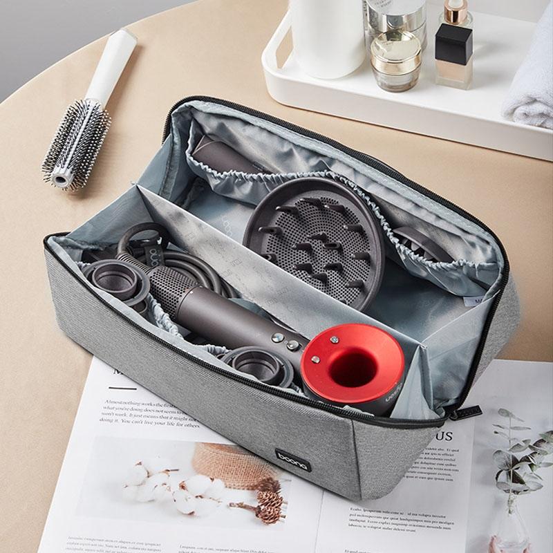 Waterproof Hair Dryer Storage Bag Large Capacity - Black 9