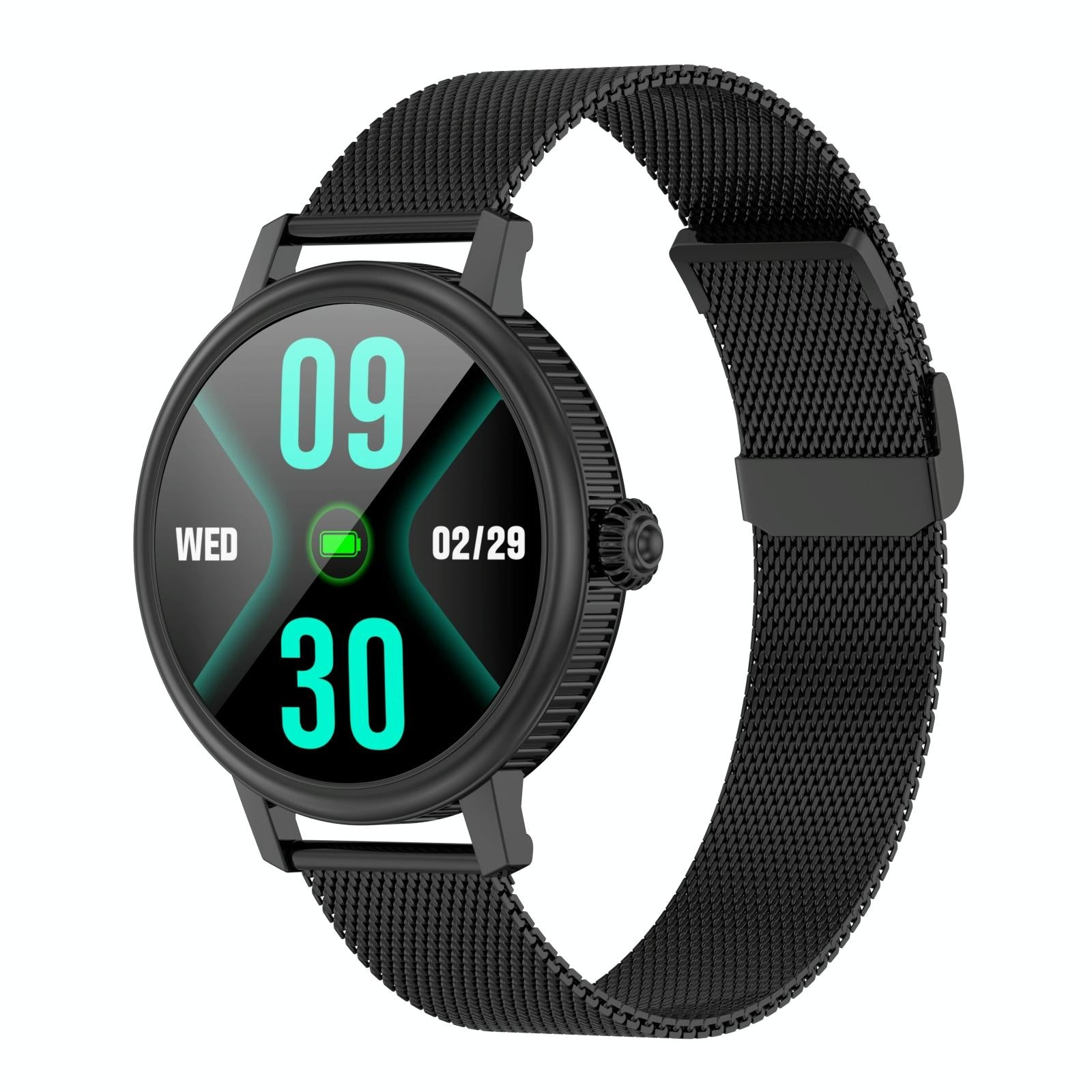Smart Steel Watch With Colour Screen - Cf90 - Gold 9