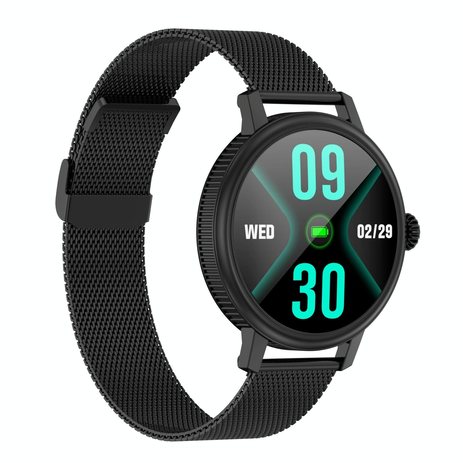 Smart Steel Watch With Colour Screen - Cf90 - Gold 11
