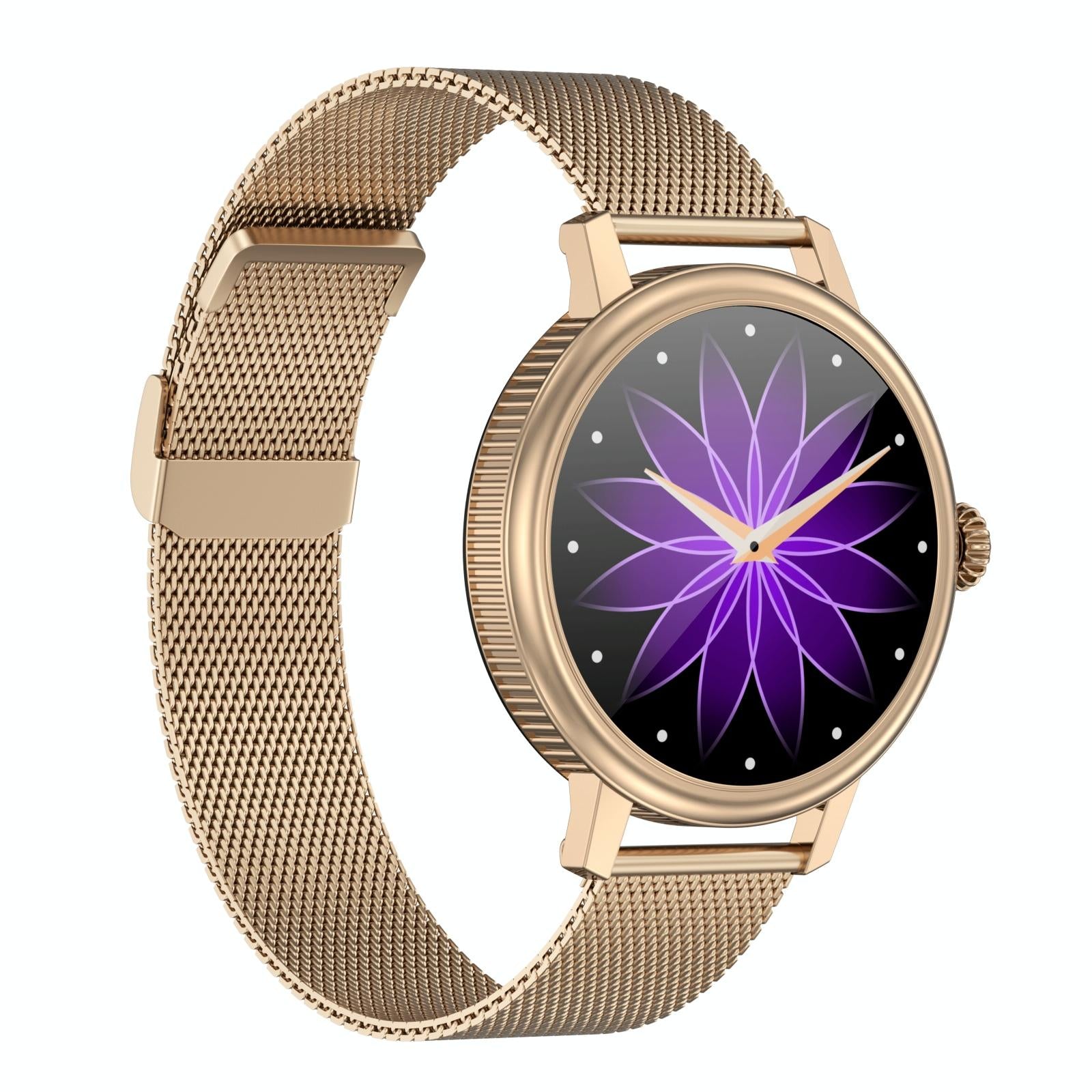Smart Steel Watch With Colour Screen - Cf90 - Gold 14