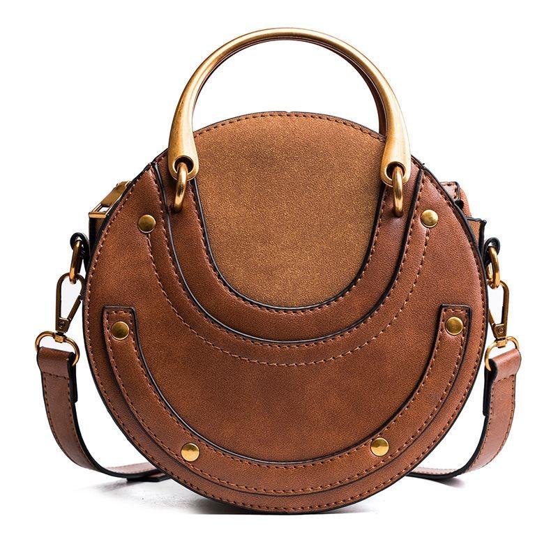 Retro Leather Mini Shoulder Bag for Women - Green 3