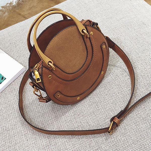 Retro Leather Mini Shoulder Bag for Women - Green 6