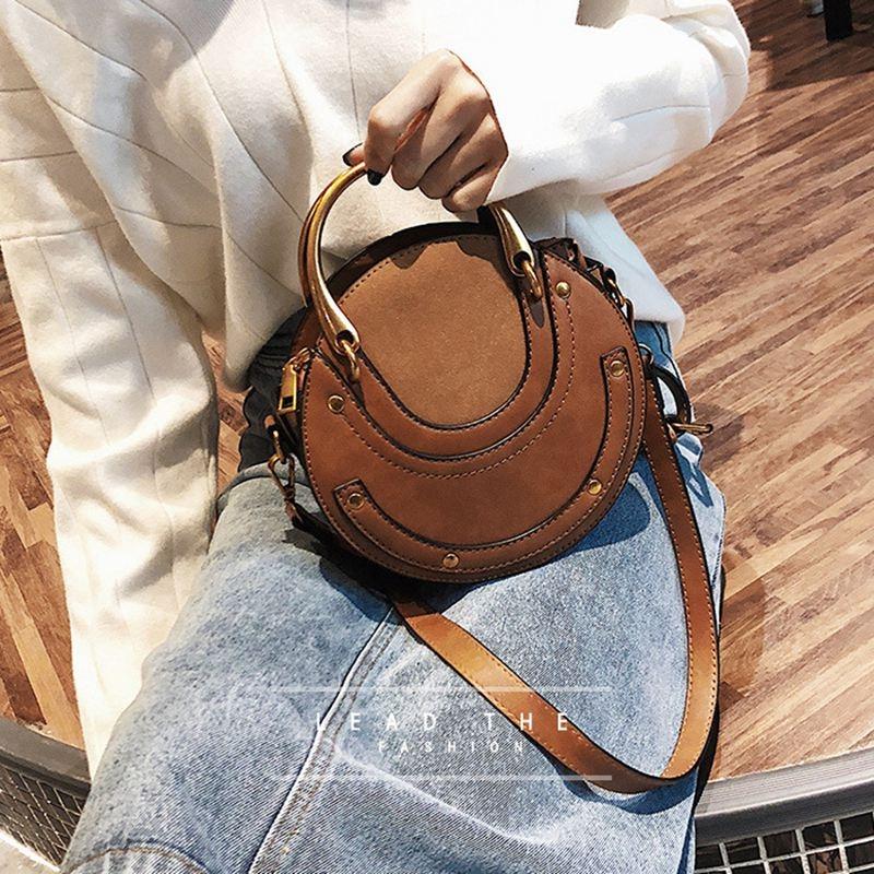 Retro Leather Mini Shoulder Bag for Women - Green 7