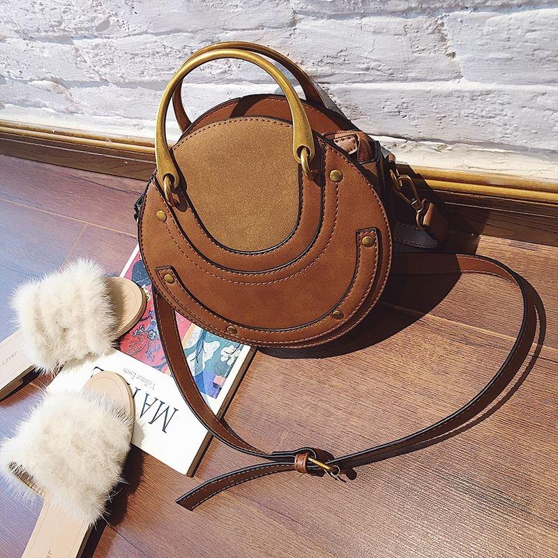 Retro Leather Mini Shoulder Bag for Women - Green 8