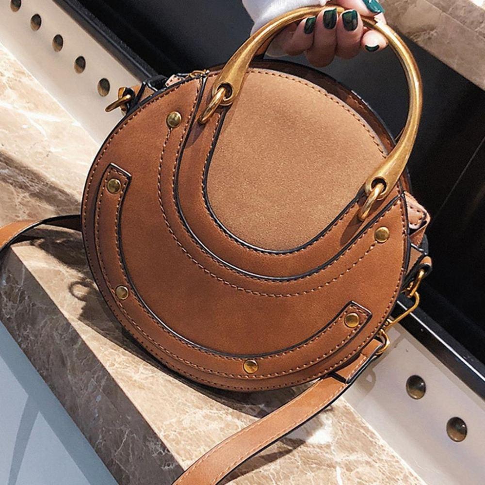 Retro Leather Mini Shoulder Bag for Women - Green 10