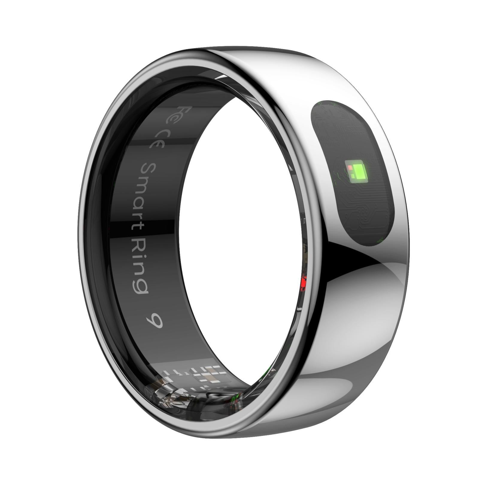 Smart Ring Heart Rate Blood Oxygen Sleep Sports Size 11 - Gold