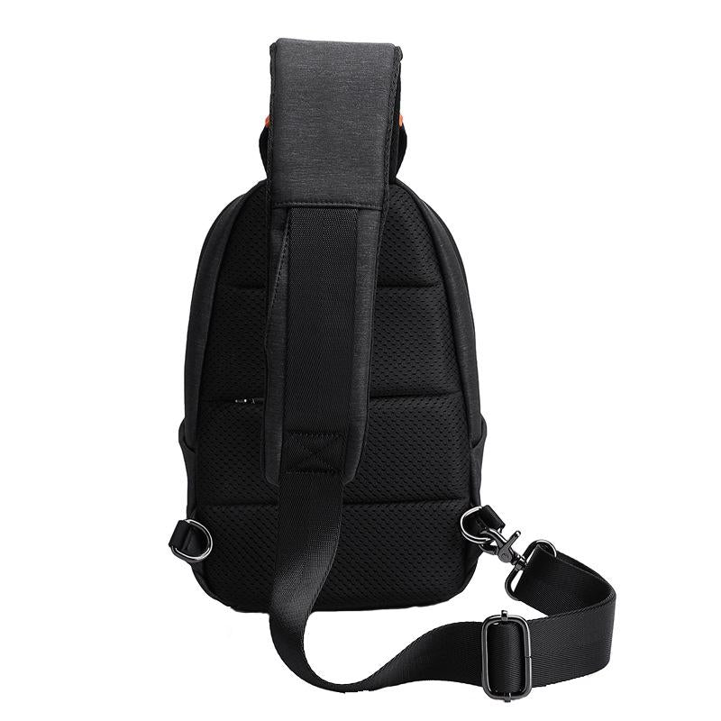 Waterproof Usb Chest Bag For Men Casual Shoulder Messenger 3