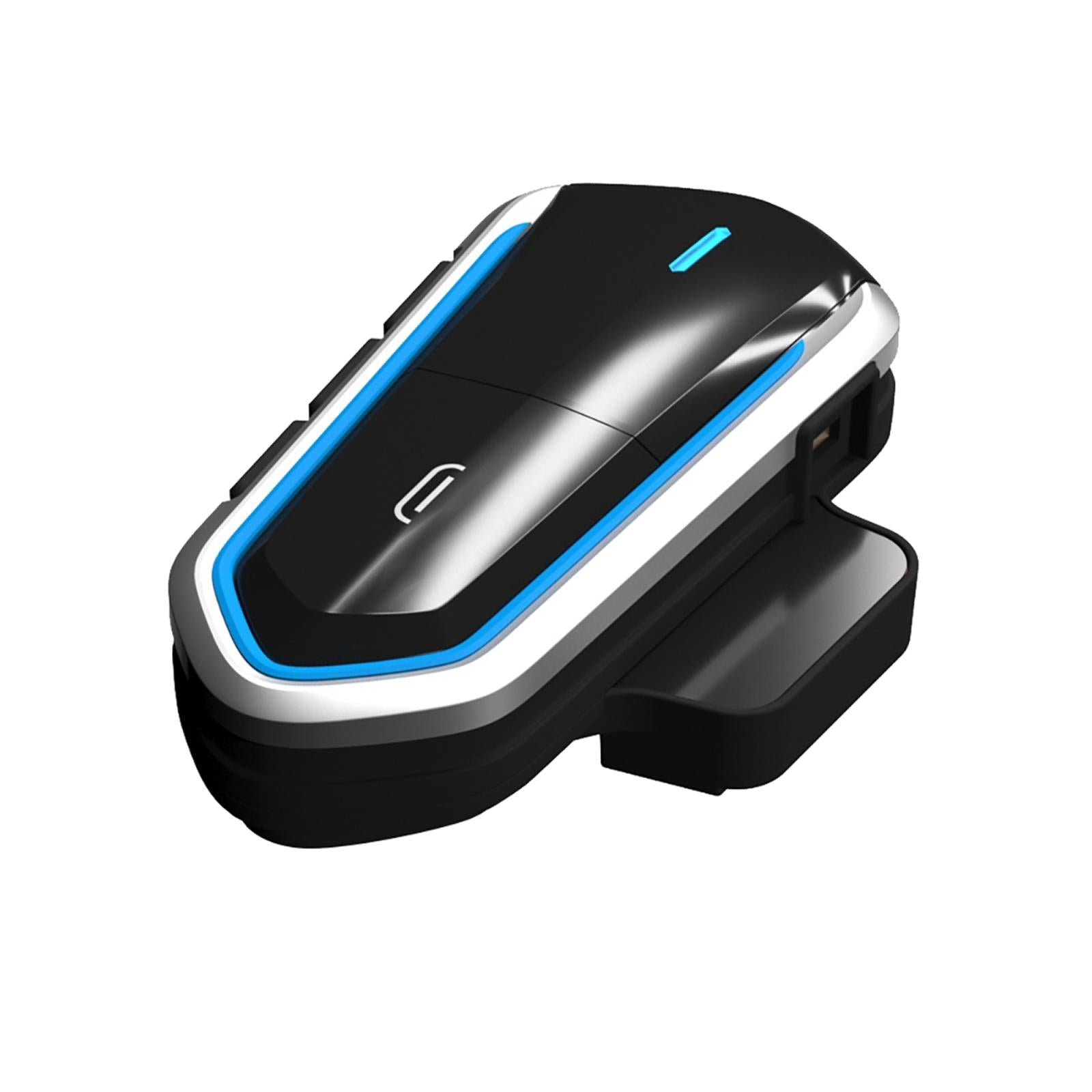Bluetooth Motorcycle Helmet Headset - Low Power 4.2 - Blue 13